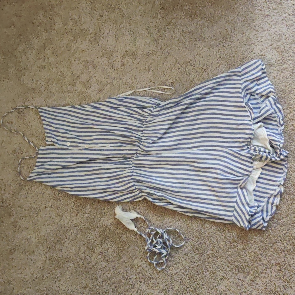 Striped romper